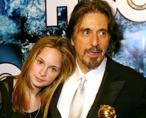 Al Pacino eldest daughter with Jan Tarrant
